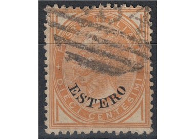 UFF. POSTALI EMISSIONI GENERALI 1874 Serie ordinaria (10c ocra) us
