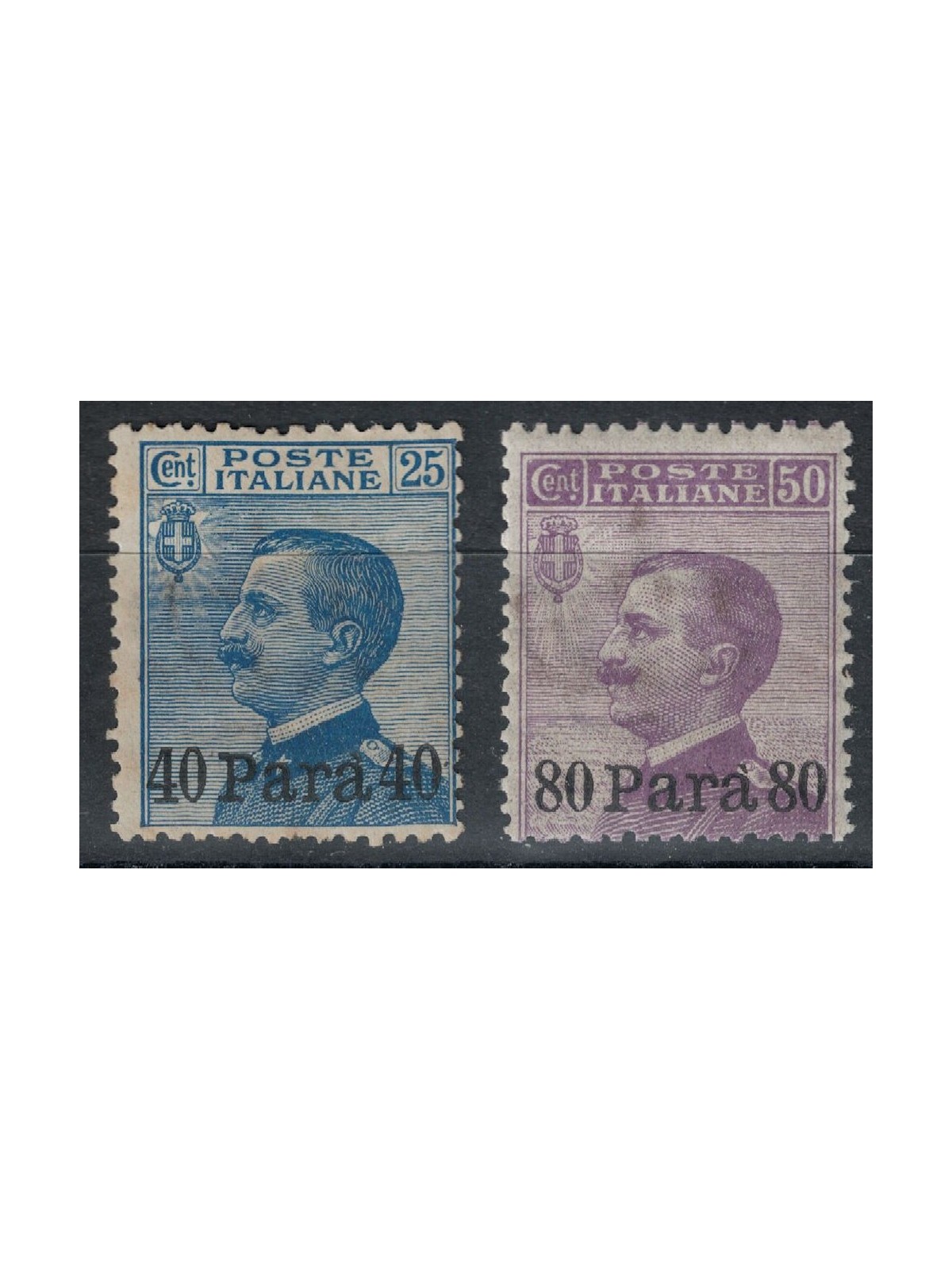 LEVANTE (TURCHIA) 1908 Michetti soprastampato 2v MH*