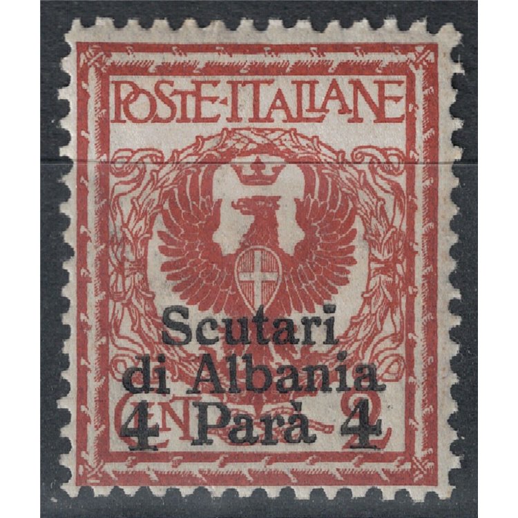LEVANTE (SCUTARI) 1915 Ordinary series (4pa on 2c) MH*