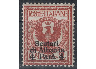 LEVANTE (SCUTARI) 1915 Ordinary series (4pa on 2c) MH*