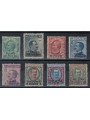 LEVANTE (VALONA) 1909-11 Serie ordinaria 8v MH*