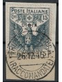 LIBIA 1915-16 Croce Rossa 15c + 5c grigio (soprastampa sottile) us