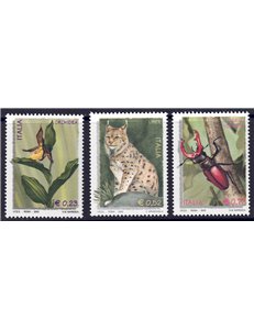 ITALY 2002 Flora and fauna 3v MNH**