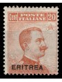 ERITREA 1919 Michetti Variety 20c Orange (Double Overprint) MNH**