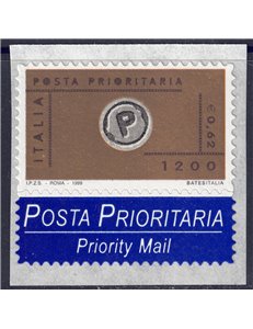 ITALY 1999 Priority mail €0.62 - £1,200 MNH**