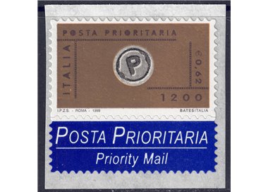 ITALIA 1999 Posta prioritaria € 0,62 - £ 1.200 MNH**