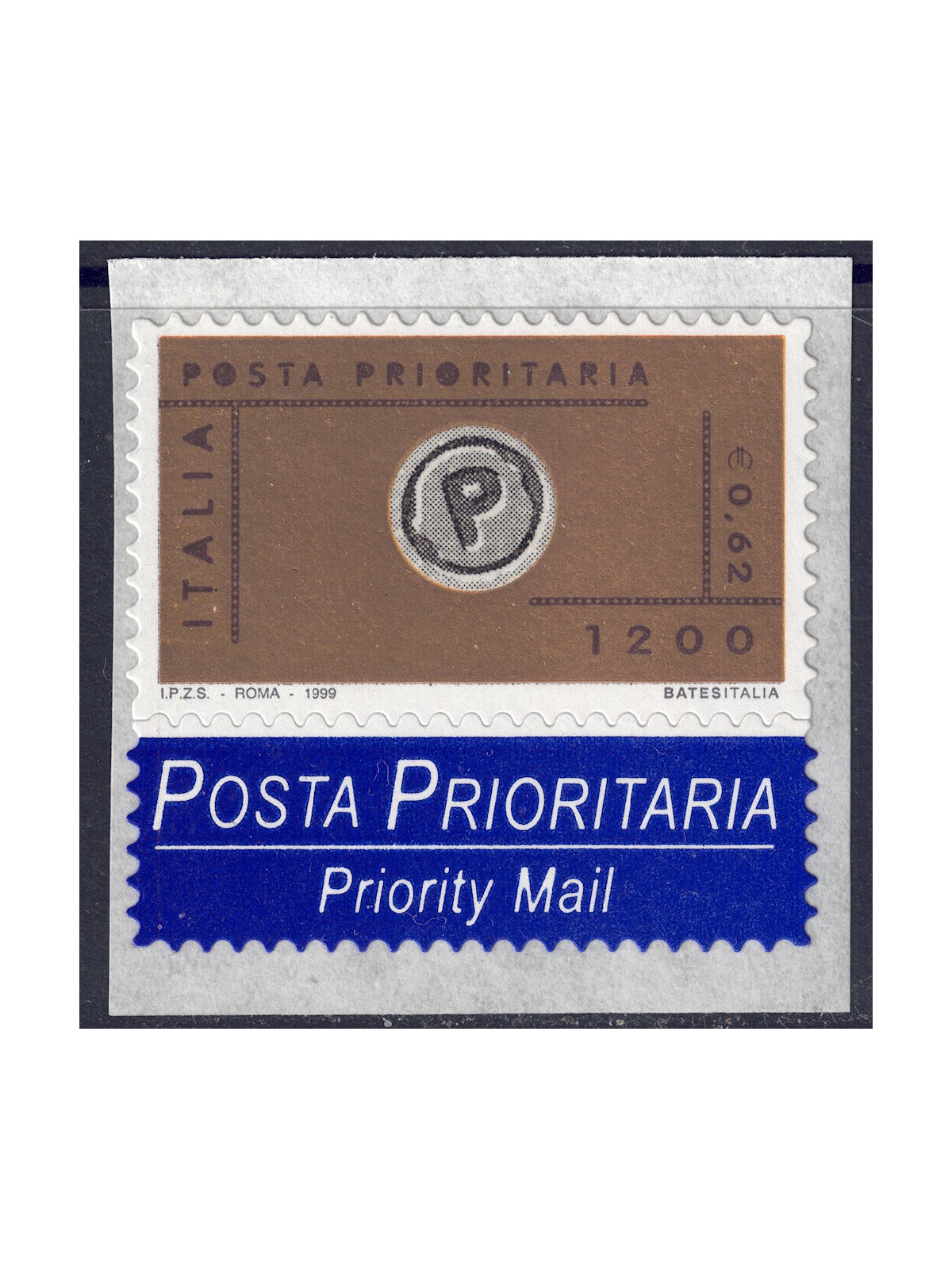 ITALIA 1999 Posta prioritaria € 0,62 - £ 1.200 MNH**