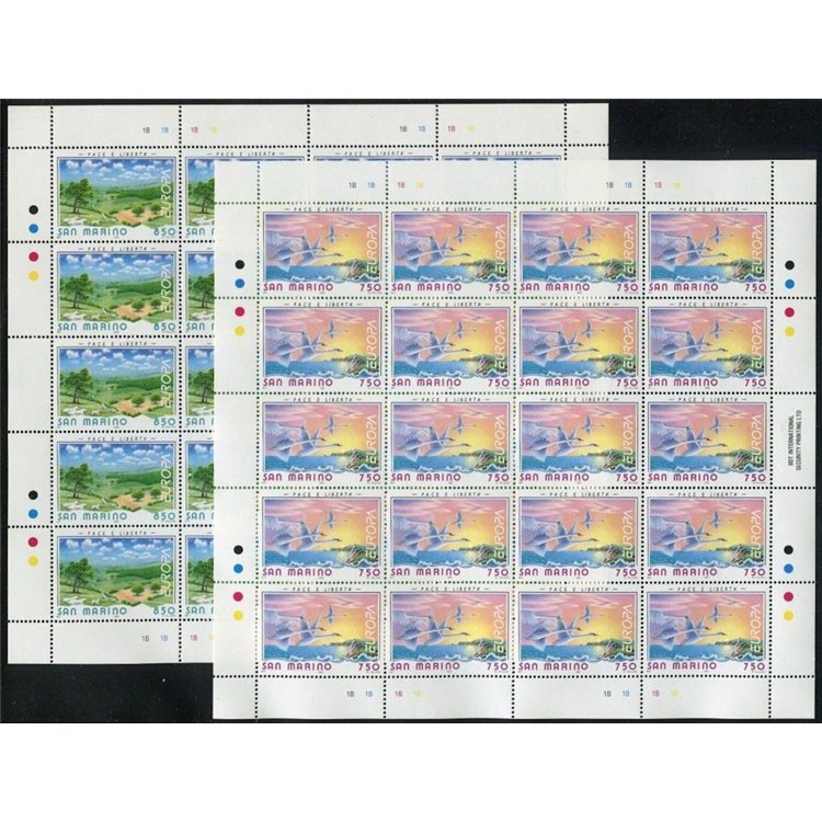 SAN MARINO 1995 Europa 2 MF MNH**