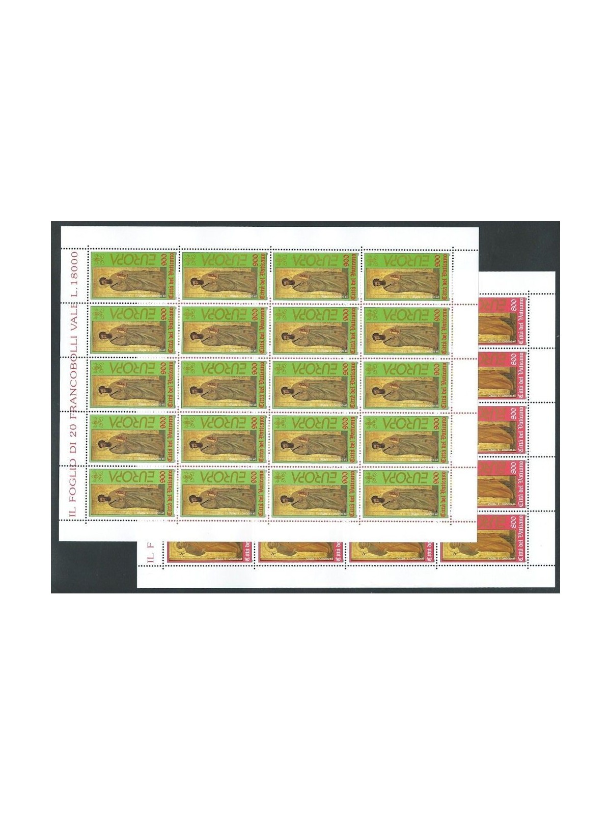 VATICANO 1998 Europa 2 MF MNH**