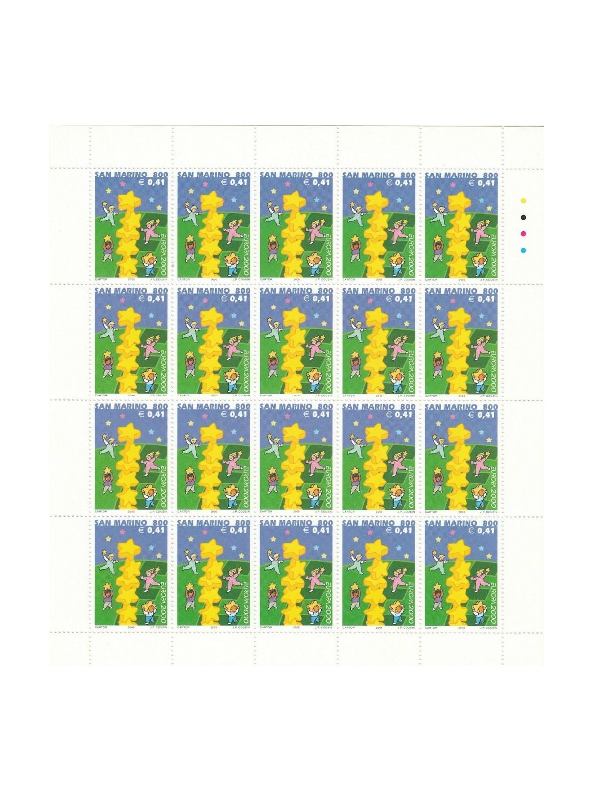SAN MARINO 2000 Europa MF MNH**