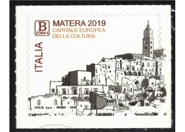 ITALIA 2019 Matera Capitale della Cultura MNH**