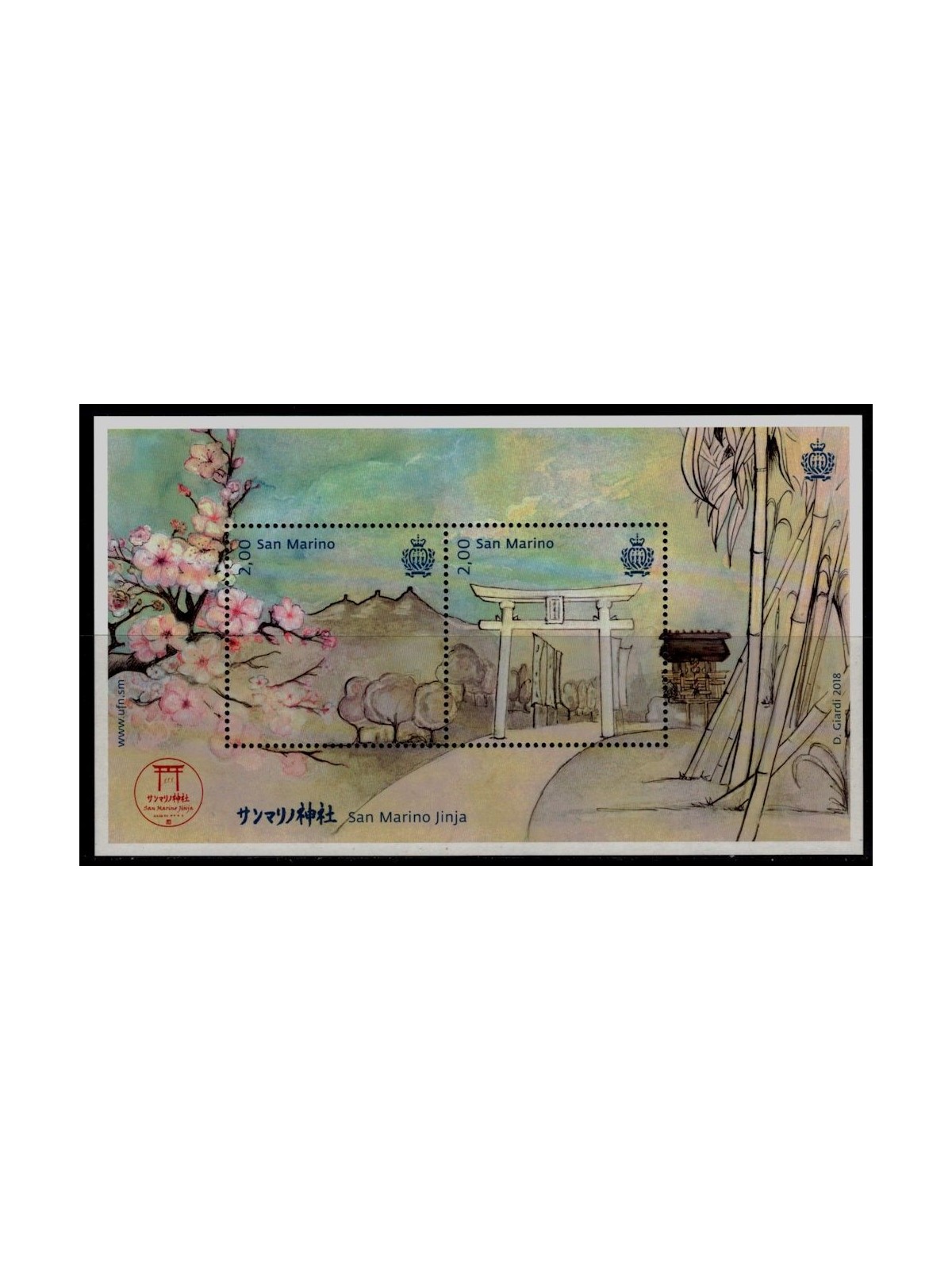 SAN MARINO 2018 Jinja s/s MNH**