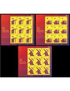 SAN MARINO 2018 Anno del Turismo Europa - Cina 3 MF MNH**