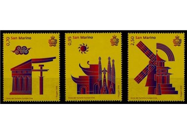 SAN MARINO 2018 Anno del Turismo Europa - Cina 3v MNH**