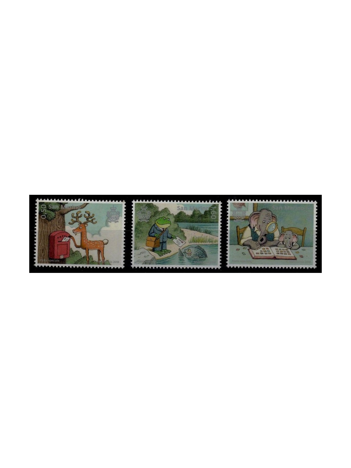 SAN MARINO 2018 Special mail 3v MNH**