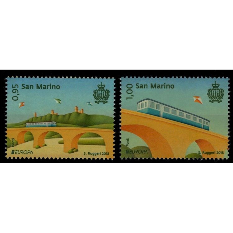 SAN MARINO 2018 Europa 2v MNH**