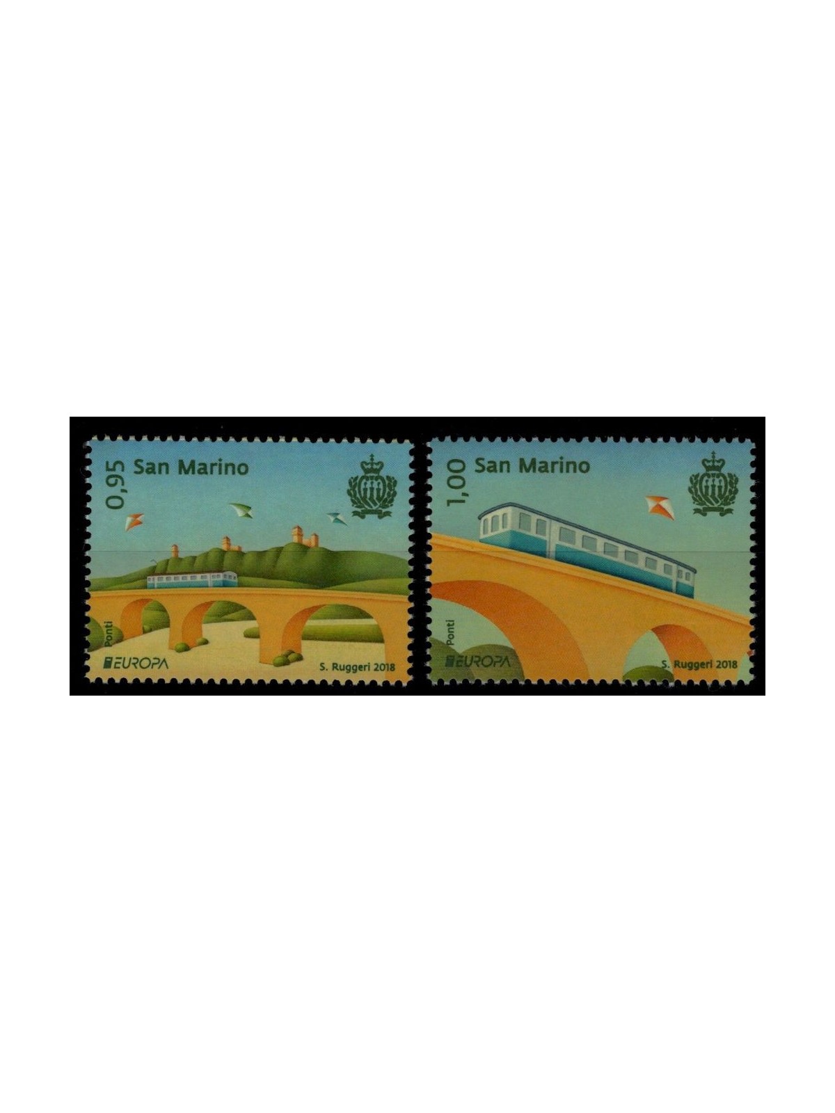 SAN MARINO 2018 Europa 2v MNH**
