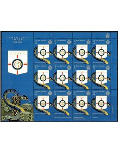 SAN MARINO 2018 One Hundred and Ten Inter m/s MNH**