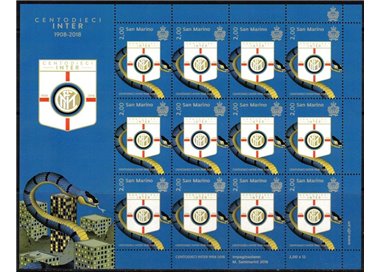 SAN MARINO 2018 Centodieci Inter MF MNH**