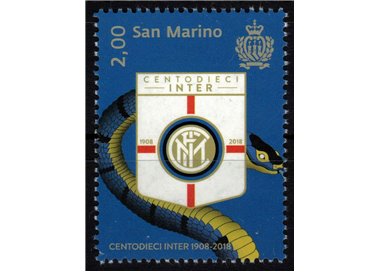 SAN MARINO 2018 One Hundred and Ten Inter MNH**
