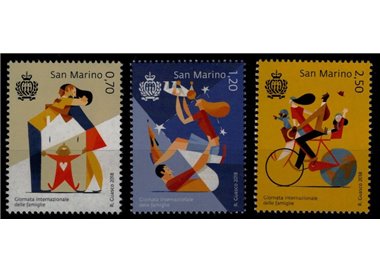 SAN MARINO 2018 Giornata internazionale delle famiglie 3v MNH**