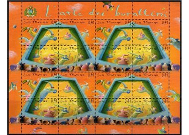 SAN MARINO 2003 Puppet Art m/s MNH**