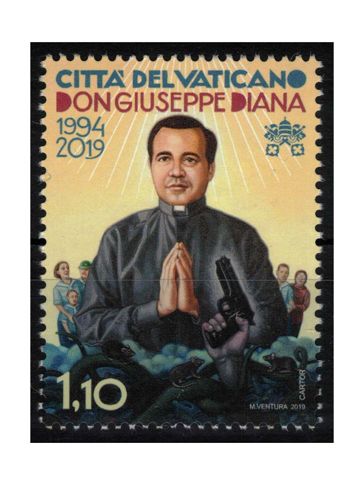 VATICANO 2019 Giuseppe Diana MNH**