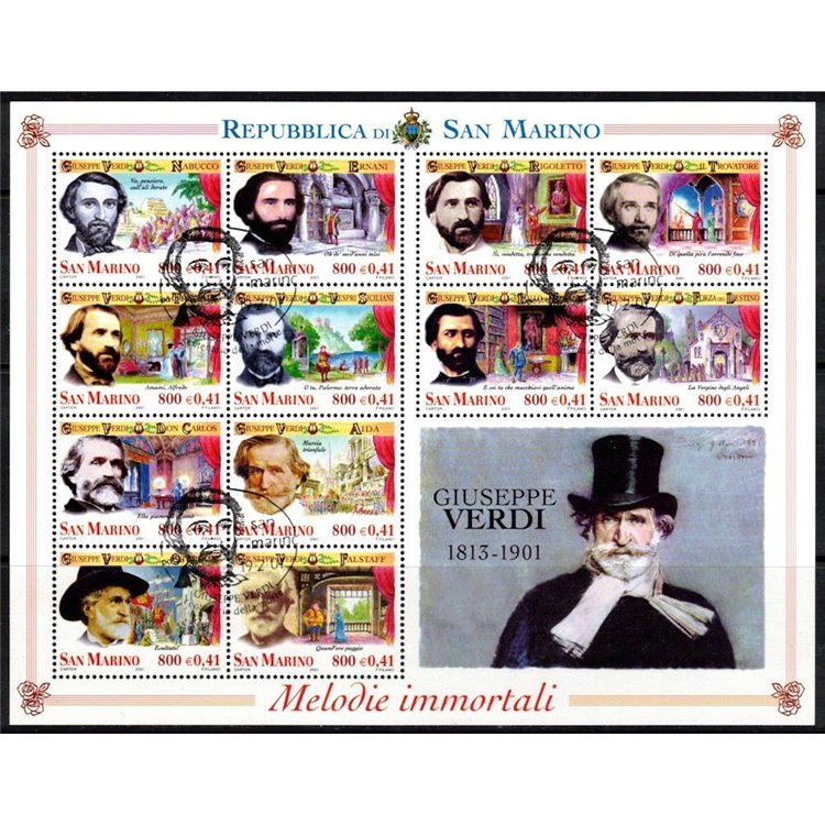 SAN MARINO 2001 Giuseppe Verdi BF us
