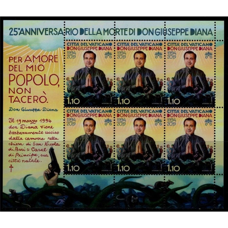 VATICANO 2019 Giuseppe Diana MF MNH**