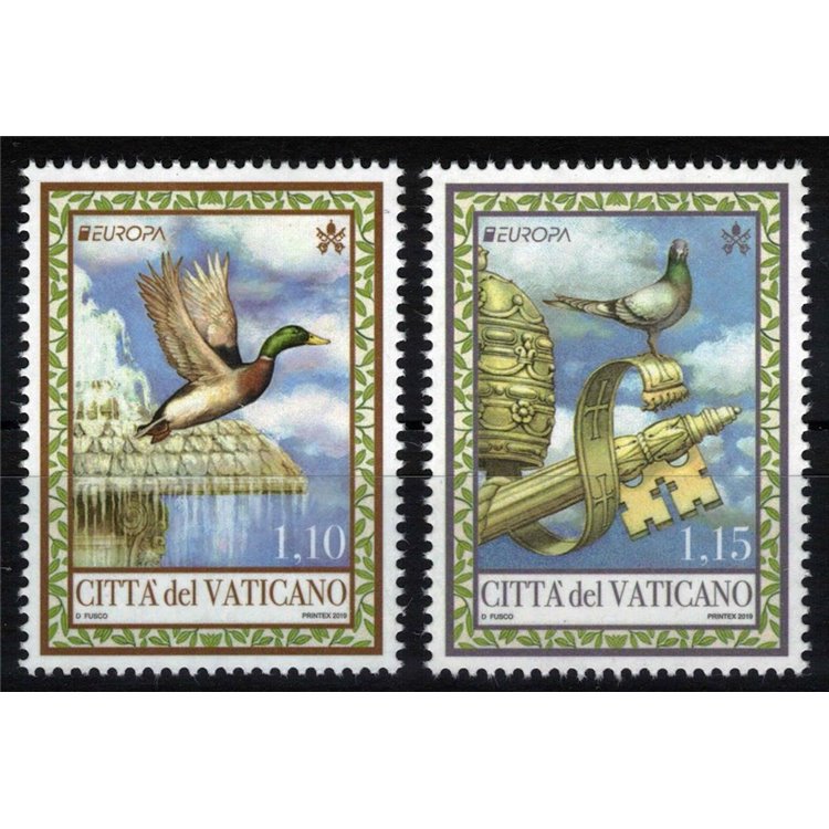 VATICAN 2019 Europe 2v MNH**