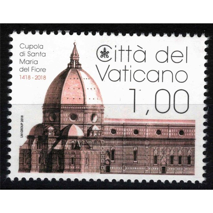VATICAN 2018 Dome of Santa Maria del Fiore MNH**