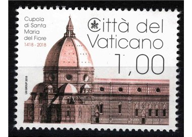 VATICAN 2018 Dome of Santa Maria del Fiore MNH**