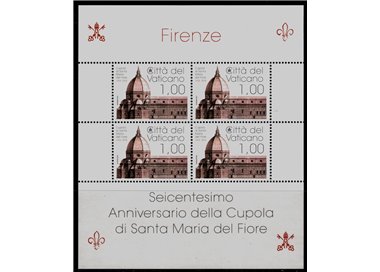 VATICANO 2018 Cupola di Santa Maria del Fiore MF MNH**