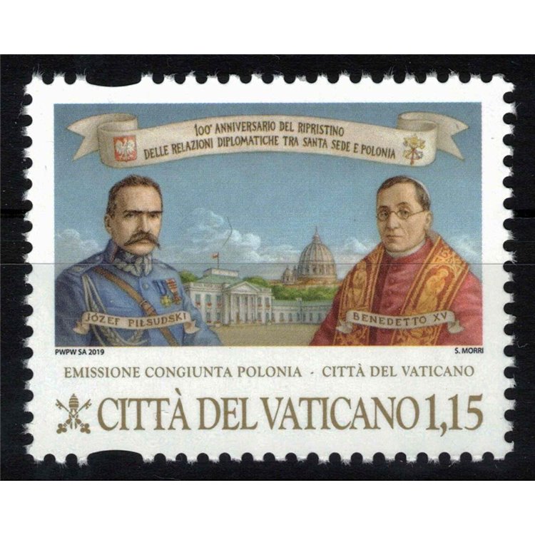 VATICANO 2019 Relazioni Diplomatiche MNH**