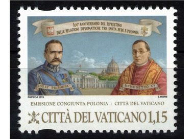 VATICANO 2019 Relazioni Diplomatiche MNH**