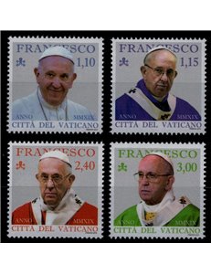 VATICANO 2019 Pontificato di Papa Francesco 4v MNH**