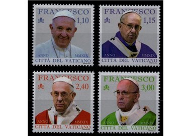 VATICAN 2019 Pontificate of Pope Francis 4v MNH**