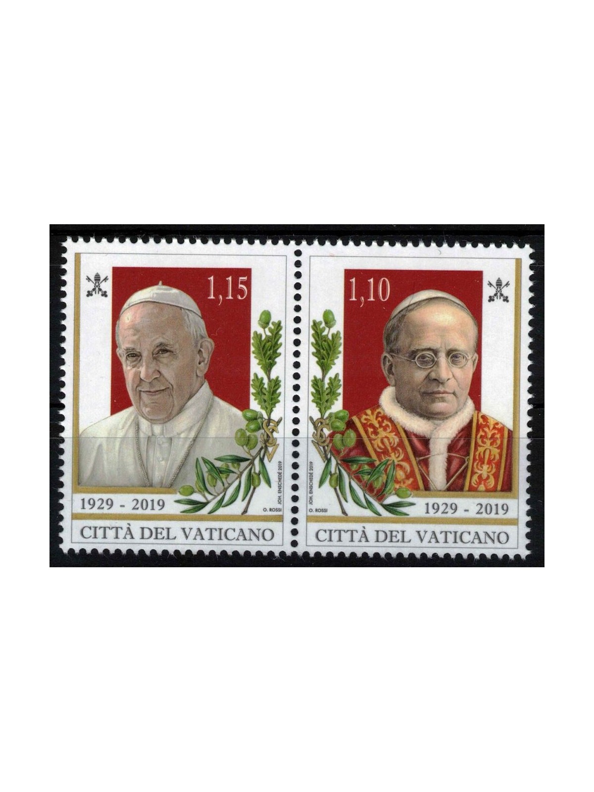VATICANO 2019 Fondazione Città del Vaticano 2v MNH**