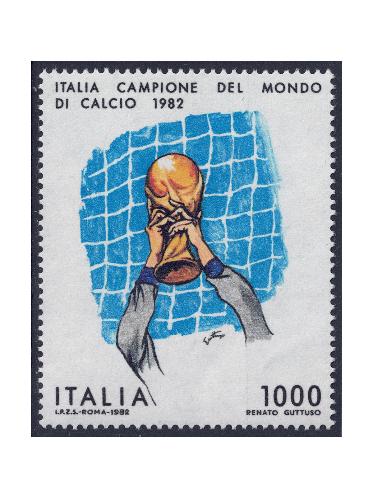 ITALIA 1982 Italia campione del mondo di calcio MNH**
