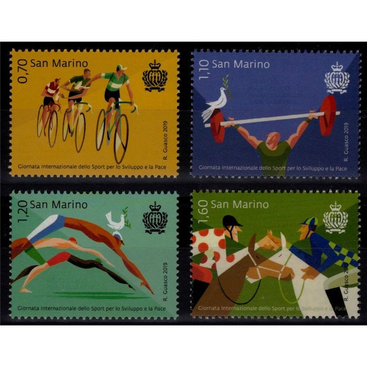 SAN MARINO 2019 Giornata dello sport 4v MNH**