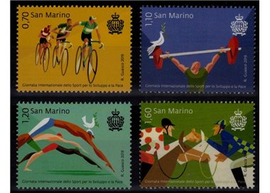 SAN MARINO 2019 Giornata dello sport 4v MNH**