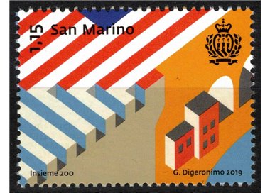 SAN MARINO 2019 Together 200 MNH**