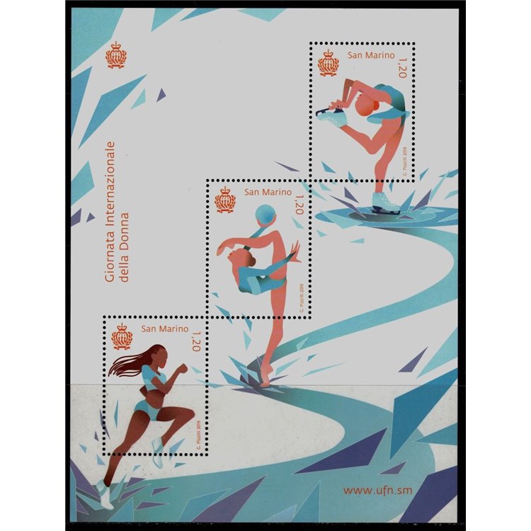 SAN MARINO 2019 International Women's Day s/s MNH**