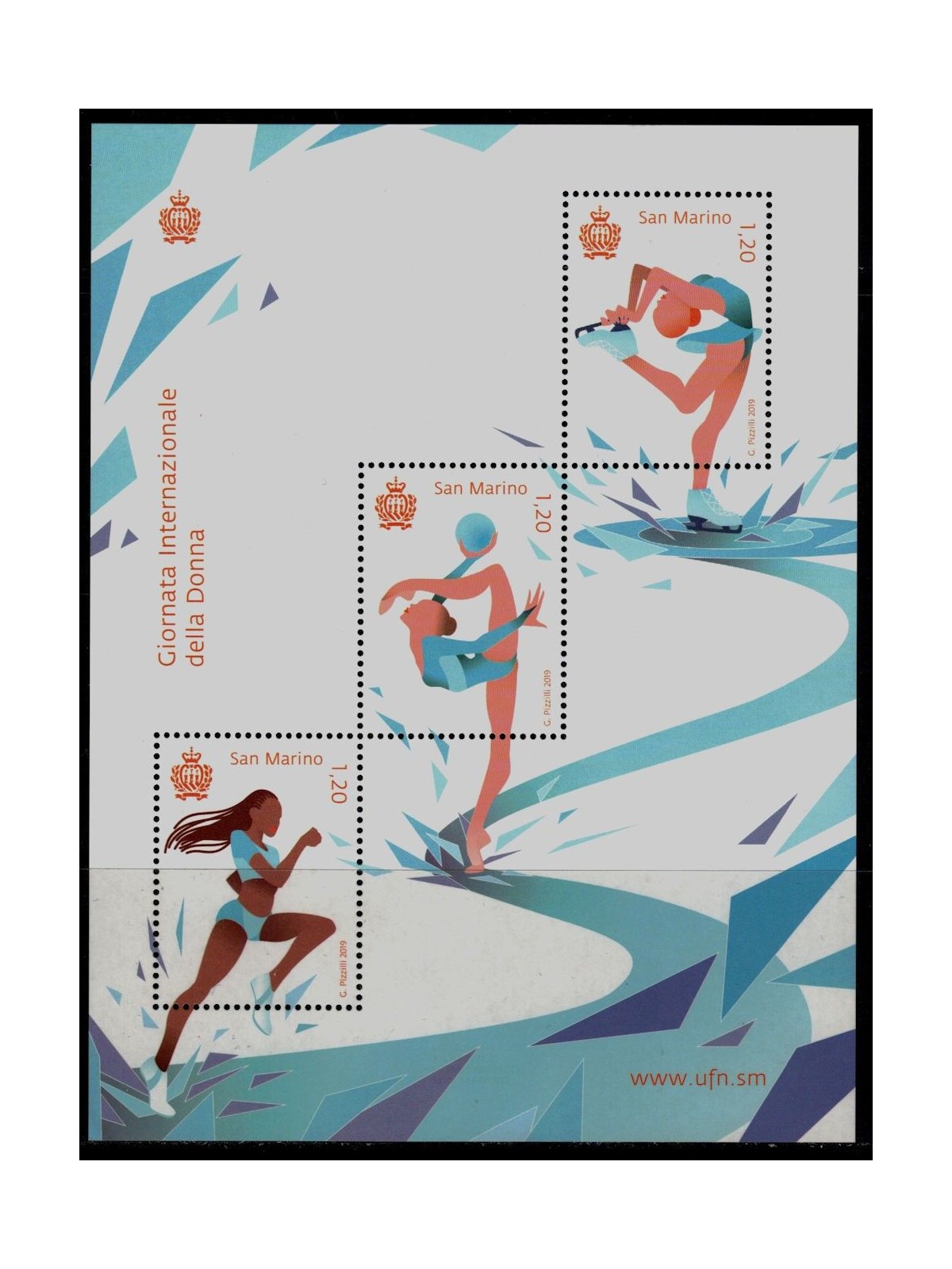 SAN MARINO 2019 International Women's Day s/s MNH**