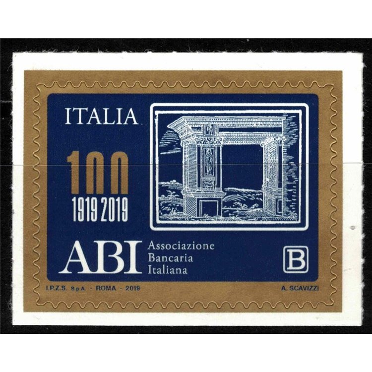 ITALIA 2019 Associazione Bancaria Italiana MNH**