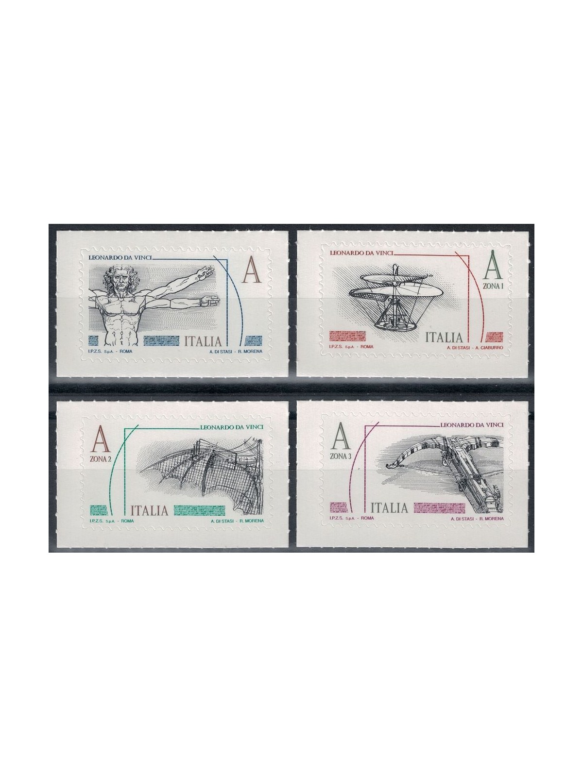 ITALIA 2015 Leonardesca 4v MNH**