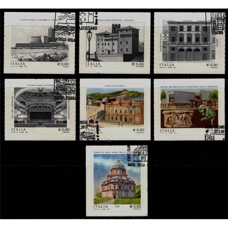 ITALIA 2015 Patrimonio artistico 7v us