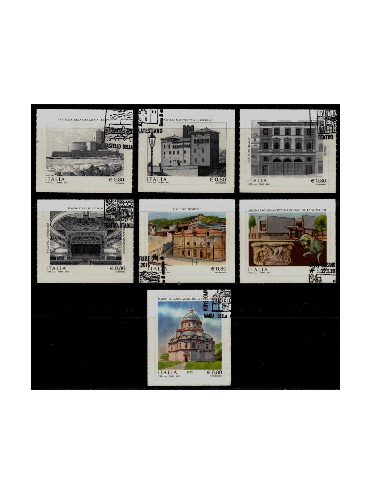ITALIA 2015 Patrimonio artistico 7v us