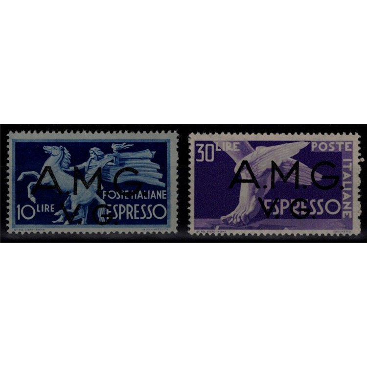 VENICE GIULIA (AMG) 1946 Express 2v MNH**