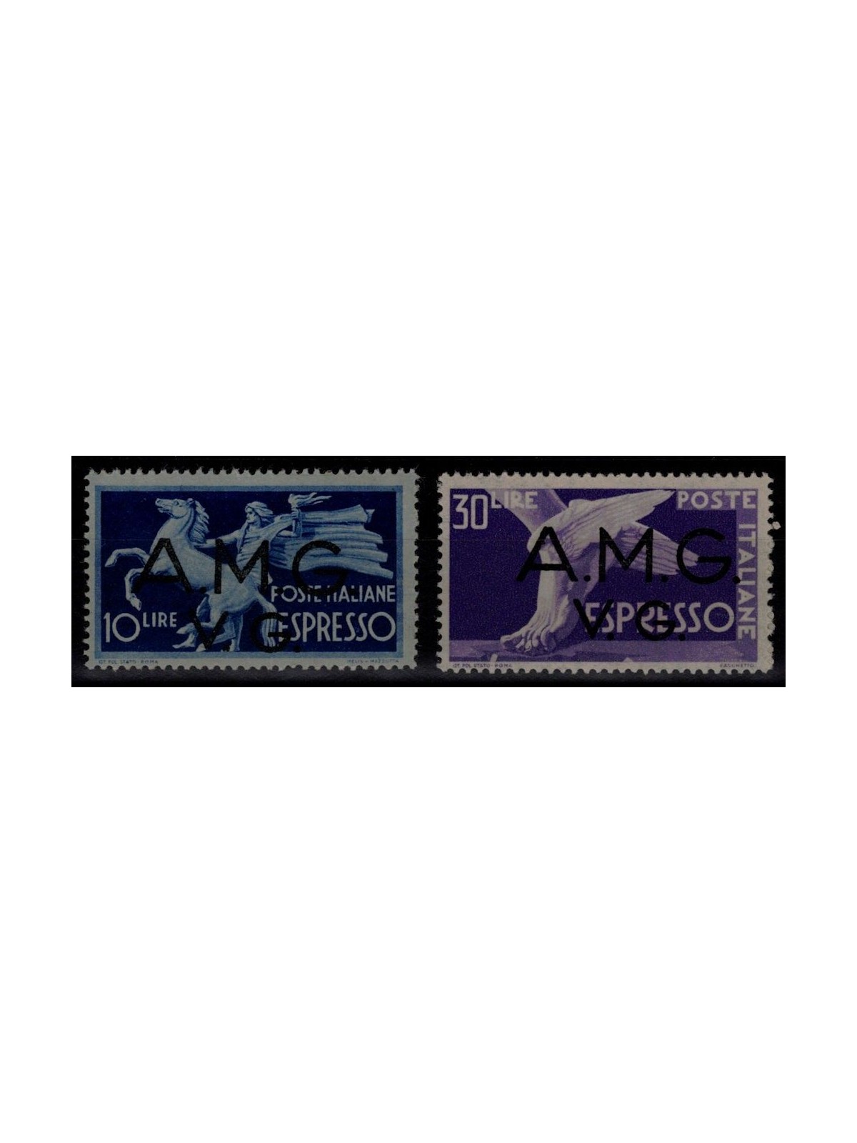 VENEZIA GIULIA (AMG) 1946 Espressi 2v MNH**
